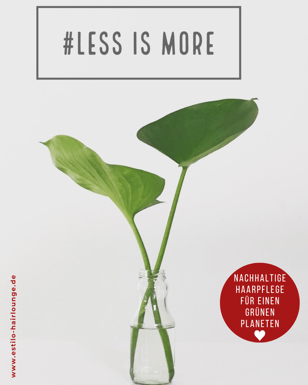 Less is More, Blume in Vase