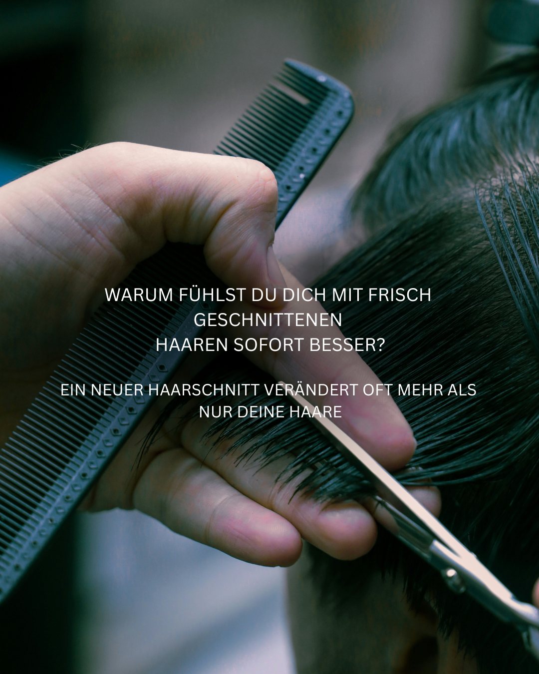 Moderner Kurzhaarschnitt bei Estilo Hairlounge in Heilbronn mit präziser Schnitttechnik und natürlichem Volumen